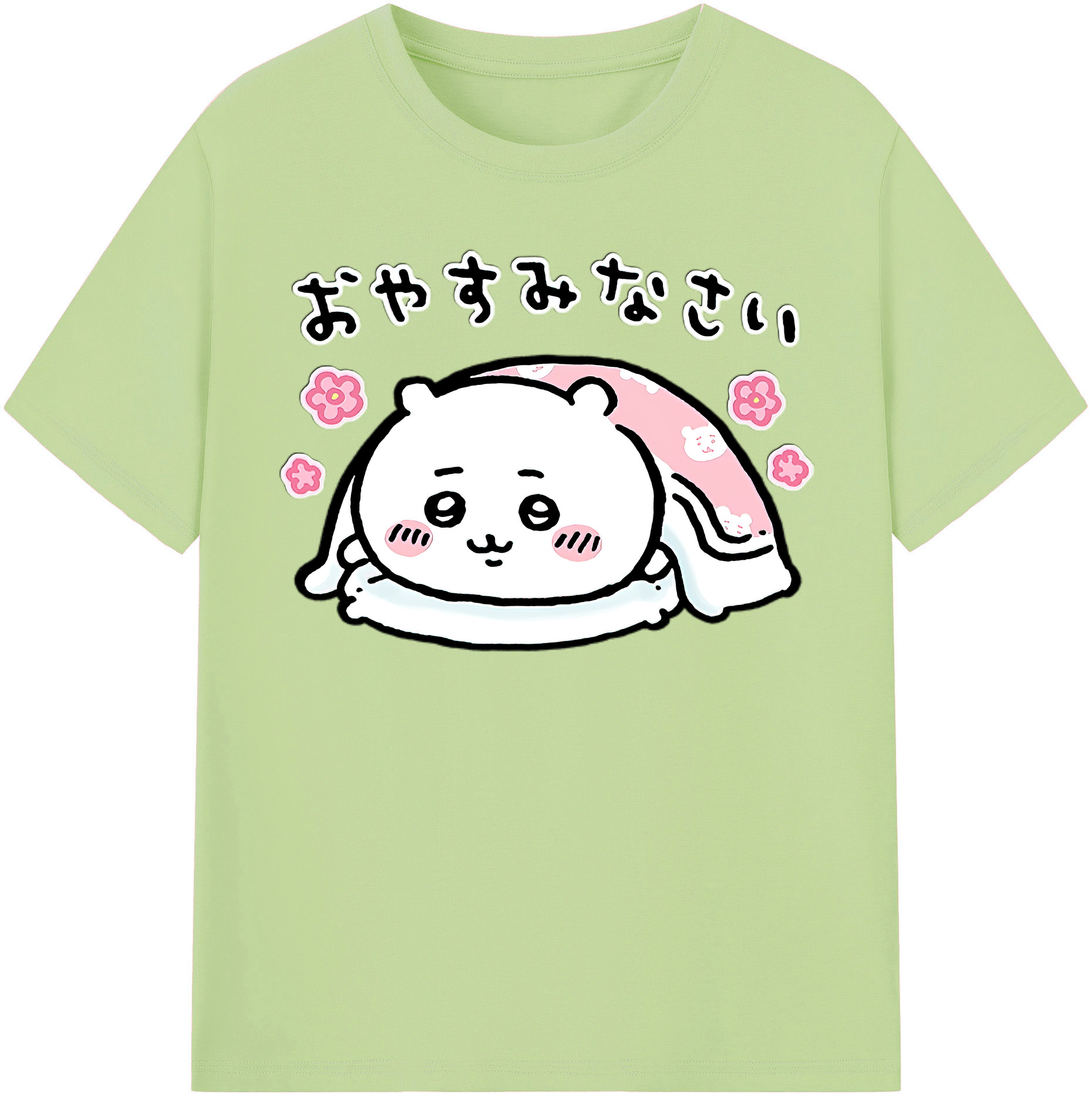 （画像用） ちいかわ ちいかわ Chii-kawa chiikawa 綿100％半袖Tシャツ（フロントプリント）